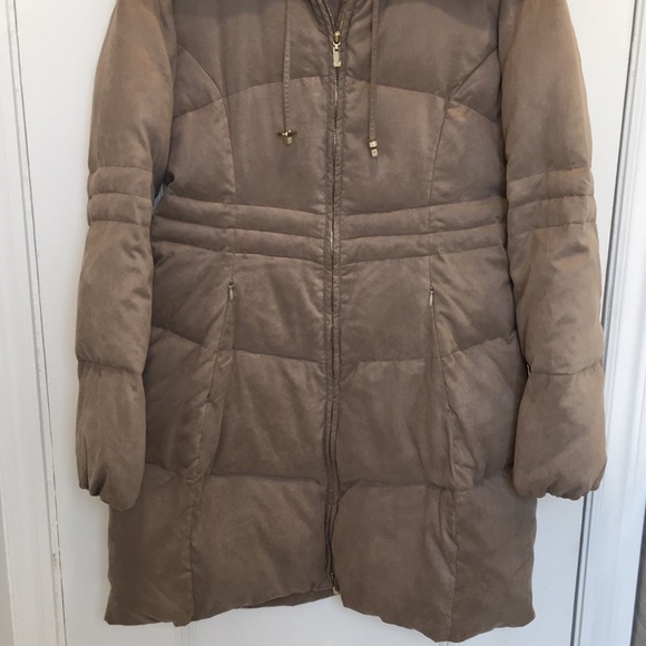 Maxmara Studio Down Feather Coat Size 8 - Picture 3 of 10